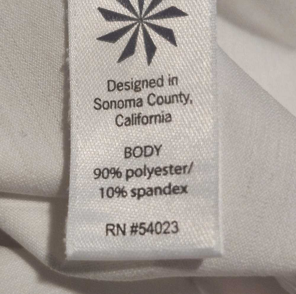 Athleta White Lightweight Pull On Jacket Size Med… - image 5